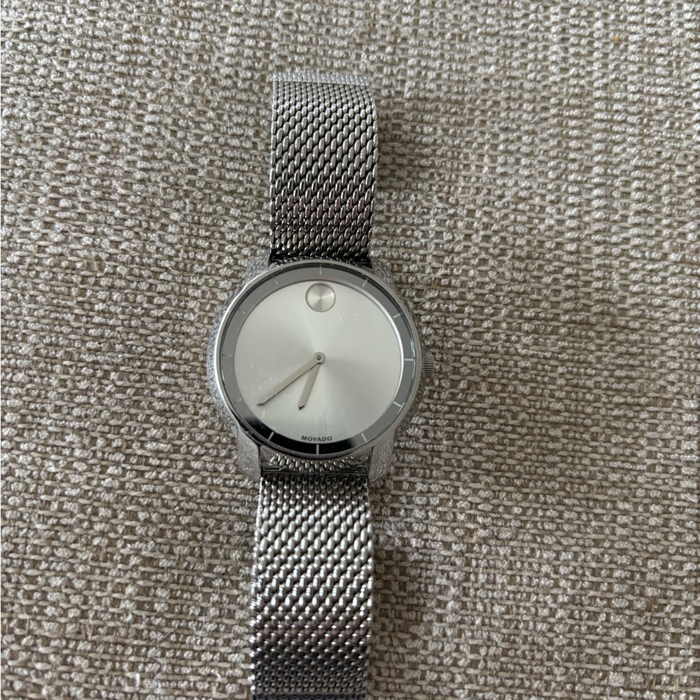 Movado Silver Mesh Women's Watch